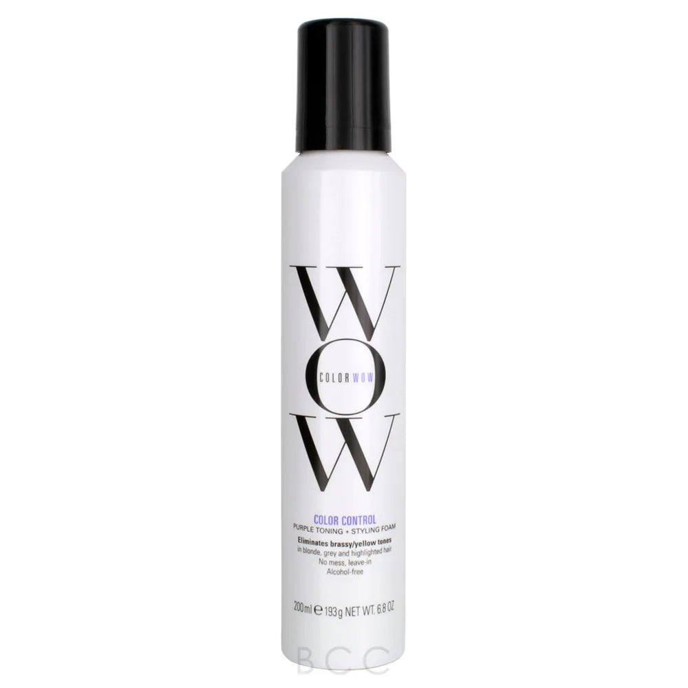 WOW Color Control Purple Toning Styling Foam 6.8 OZ