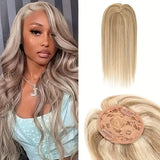 12" Human Hair Topper (multiple colors)