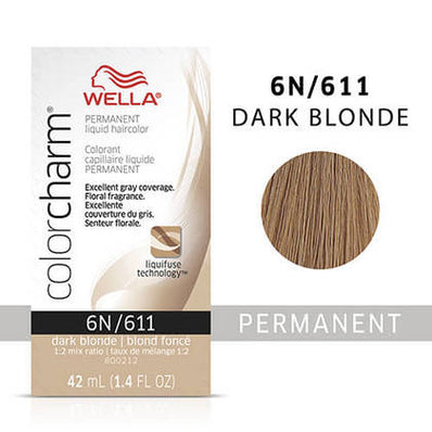 Wella ColorCharm Permanent liquid Haircolor 6N