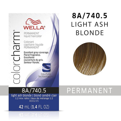 Wella ColorCharm Permanent liquid Haircolor 8A