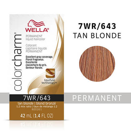 Wella ColorCharm Permanent liquid Haircolor 7WR