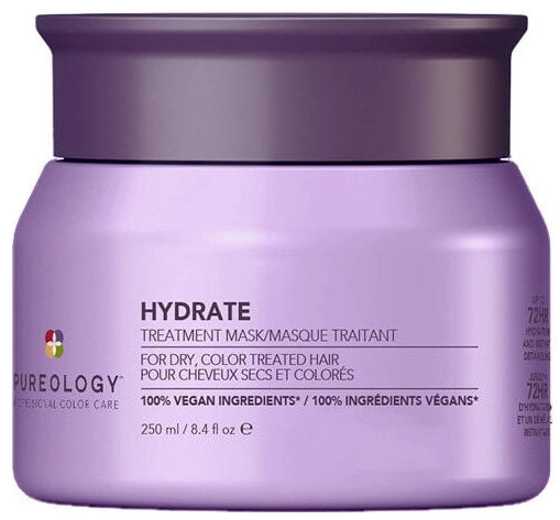 Pureology Hydrate Treatment Mask 8.4 oz / 250ml - Deep Conditioner for Dry, Color-Treated Hair