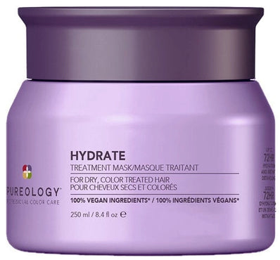 Pureology Hydrate Treatment Mask 8.4 oz / 250ml - Deep Conditioner for Dry, Color-Treated Hair