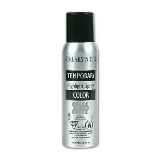 STREAKS N TIPS HIGHLIGHT SPRAY SILVER GITTER
