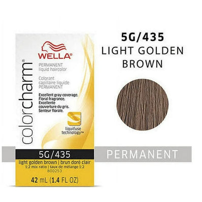 Wella ColorCharm Permanent liquid Haircolor 5G