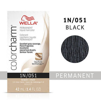 Wella ColorCharm Permanent liquid Haircolor 1N