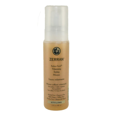 ZERRAN RADIANT FINISH VOLUMIZING STYLING MOUSSE 7.5 OZ