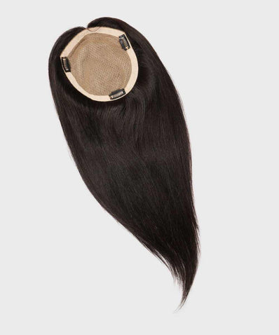12" Human Hair Topper (multiple colors)