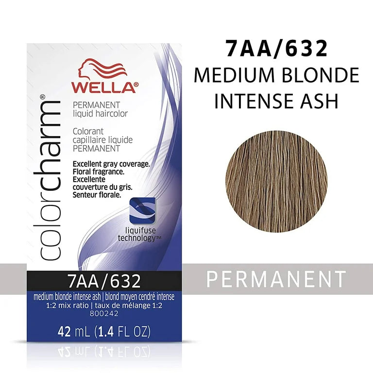 Wella ColorCharm Permanent liquid Haircolor 7AA