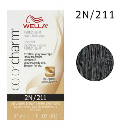 Wella ColorCharm Permanent liquid Haircolor 2N