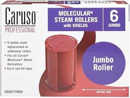 Caruso professional molecular steam hair rollers 6 Jumbo size
