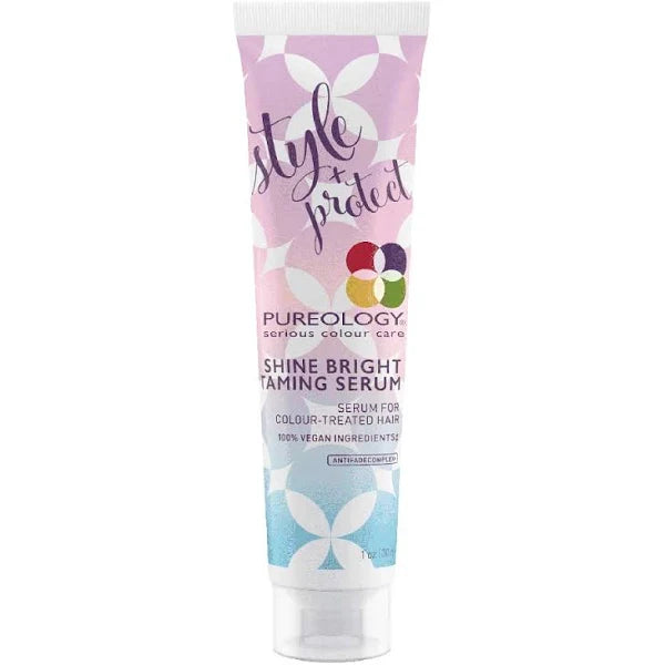 PUREOLOGY SHINE BRIGHT TAMING SERUM 4 OZ