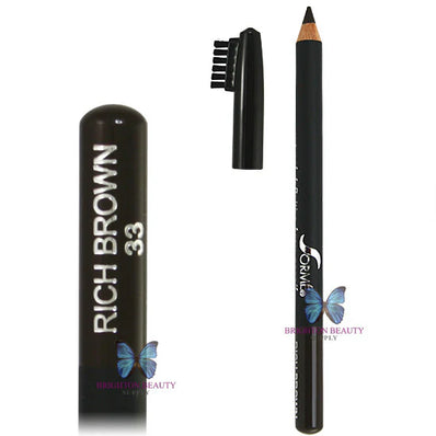 SORME  WATERPROOF BROW PENCIL RICH BROWN 33